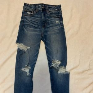 AE ripped skinny jeans!